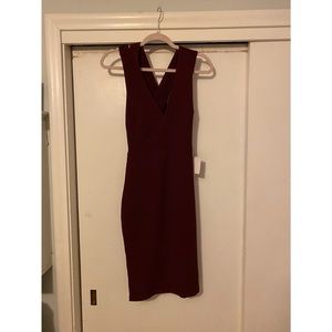 Maroon Lulus Dress: Size Medium   Never worn